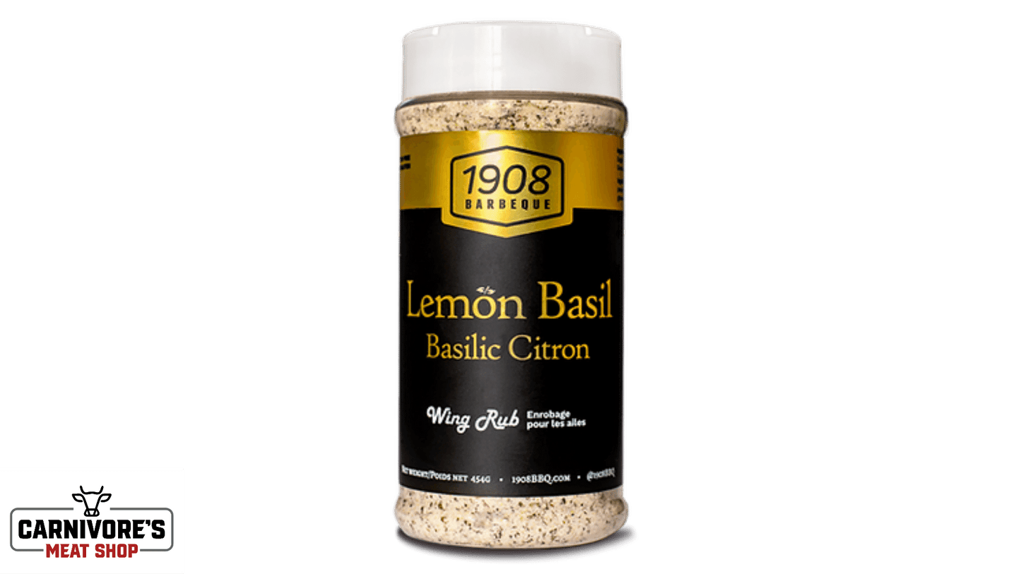 1908 BBQ Lemon Basil Rub
