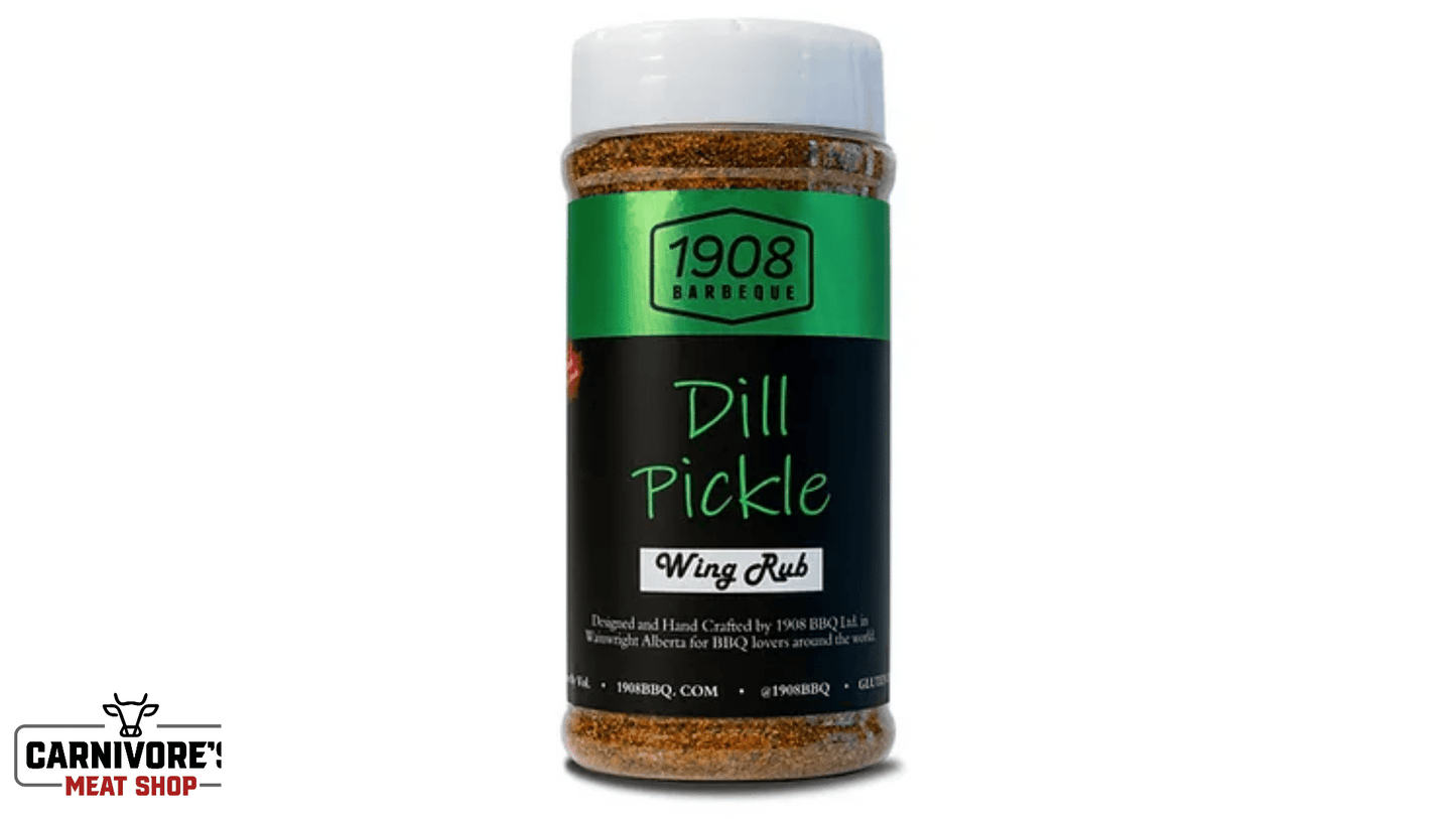 1908 BBQ Dill Pickle Wing Rub