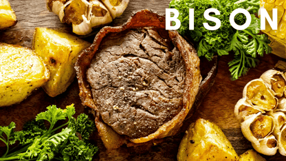 Bison Tenderloin Bacon Wrapped